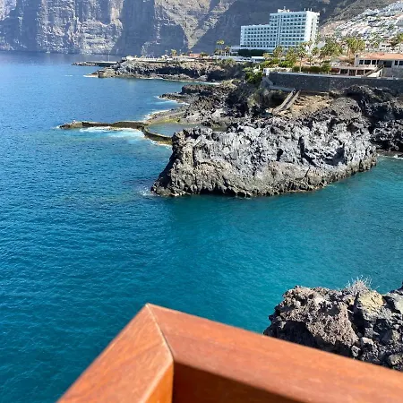 Apartamento Bajo De 2 Habitaciones Frente A La Playa De Alcala, Tenerife! 公寓 *